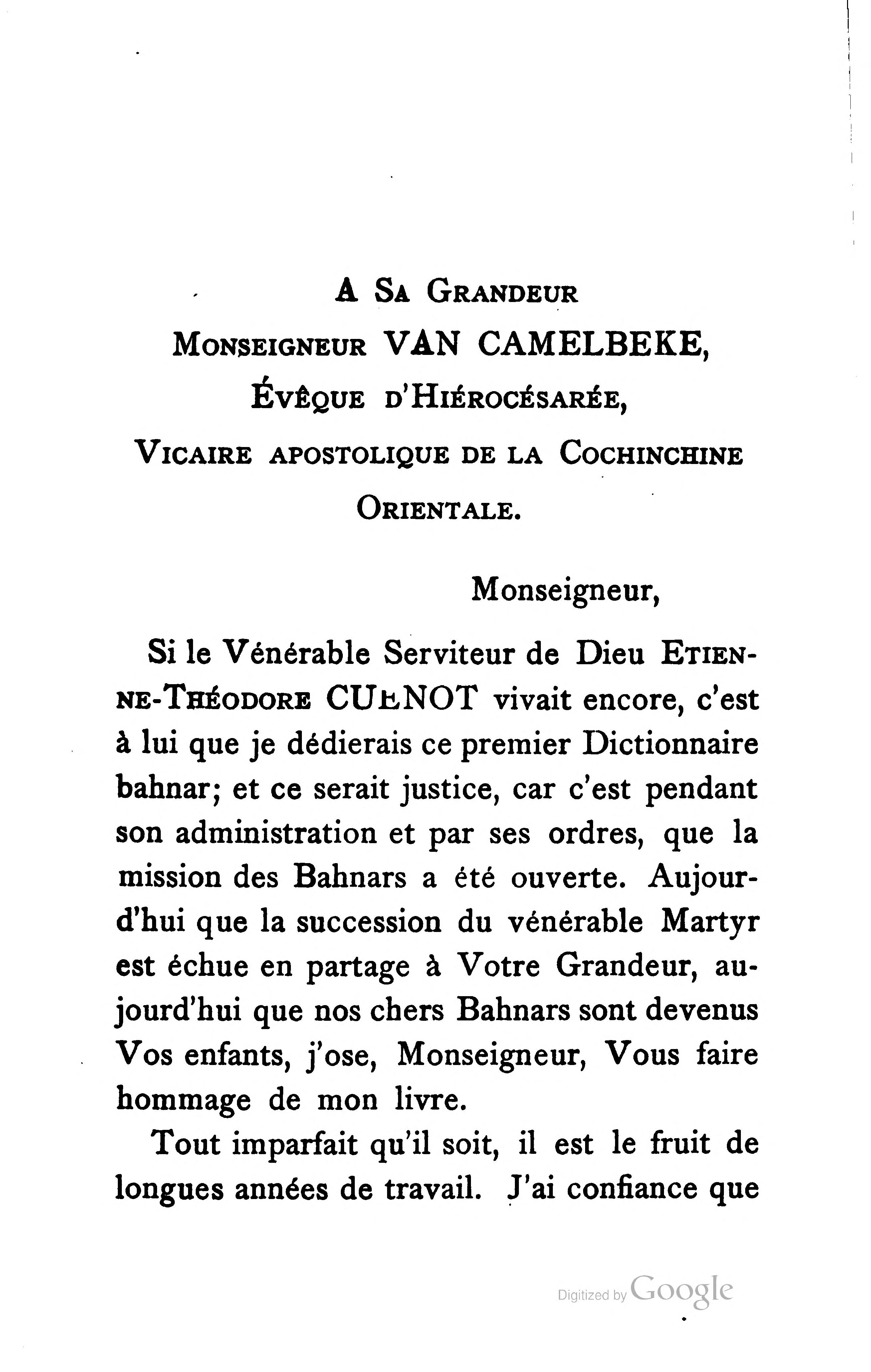 Two printed pages of a dedication in French signed P. X. Dourisboure, Nazareth, March 25, 1889