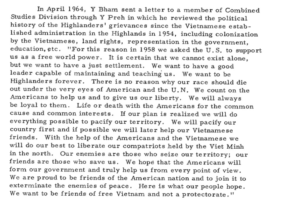 A typed page quoting a letter