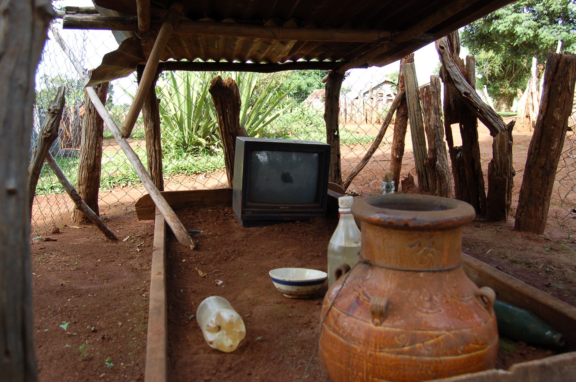 Inside a Jarai tomb house