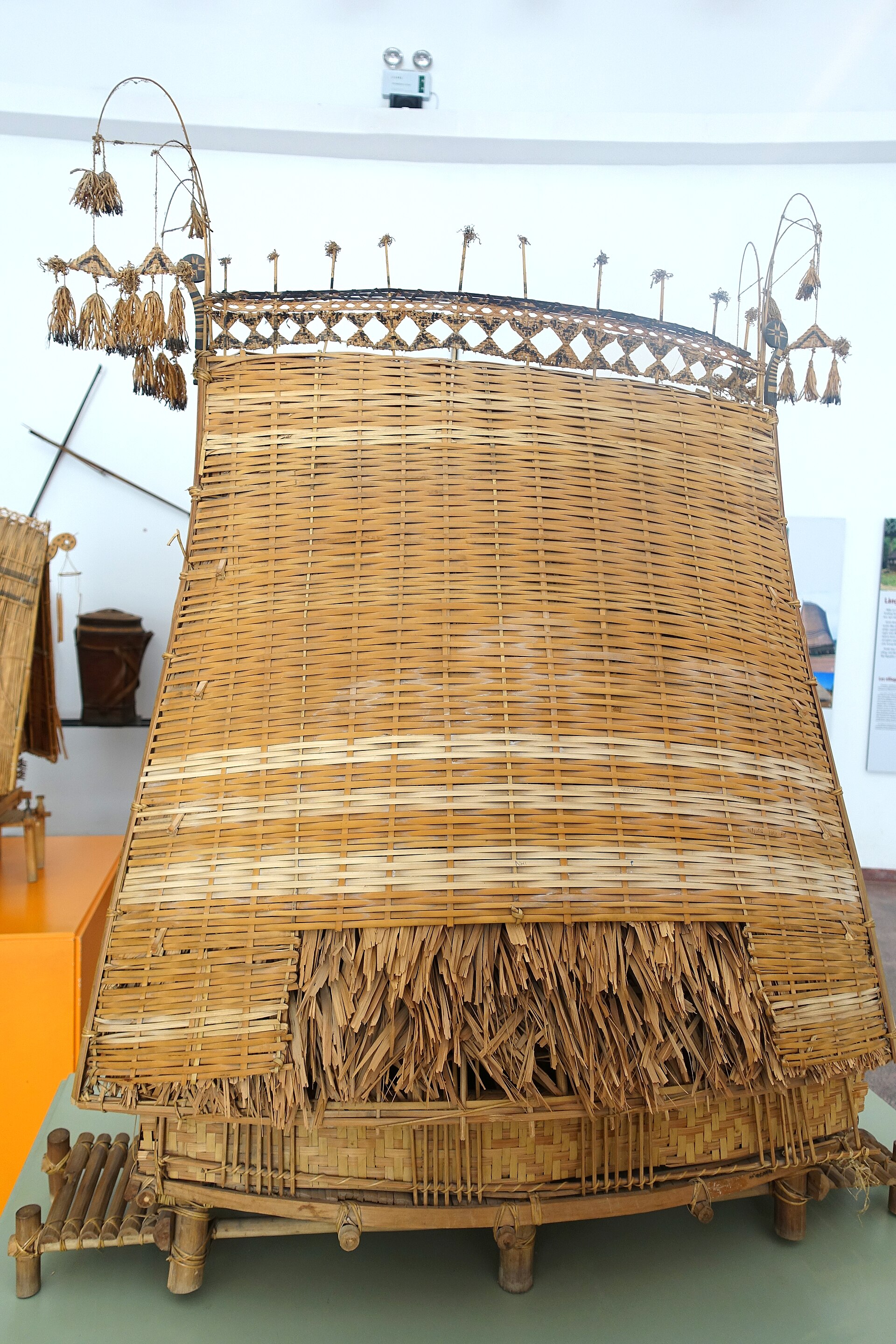 A model of a Sedang communal house