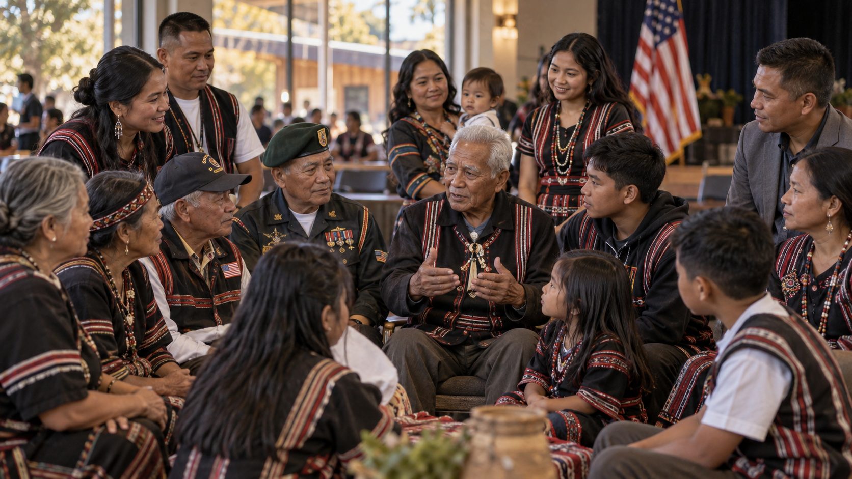 A diaspora community gathering